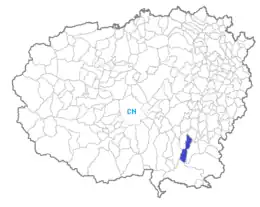 クーネオ県におけるコムーネの領域