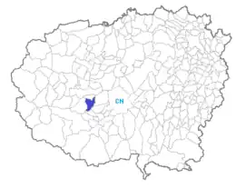 クーネオ県におけるコムーネの領域