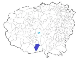 クーネオ県におけるコムーネの領域