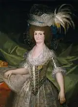 スペイン財務省のバージョン。アグスティン・エステベ（英語版）による1790年頃の複製と考えられている。プラド美術館所蔵。現在はヴィクトル・バラゲール美術館（英語版）に寄託。