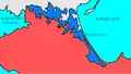 同じ地点の拡大図。青が腐海