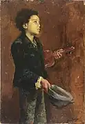盲目のバイオリン弾き