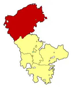 アグダラ県の位置