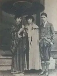 Margaret Sanger and Baroness Ishimoto Shidzue and Grant Sanger