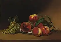 桃とブドウ (c.1830)