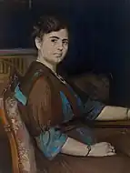 座っている女性 (1912)