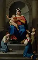 聖母子と供物を捧げる子供たち(1822)