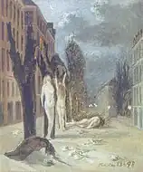 象徴主義の通りの情景(1896)