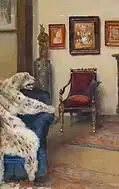 アトリエの室内