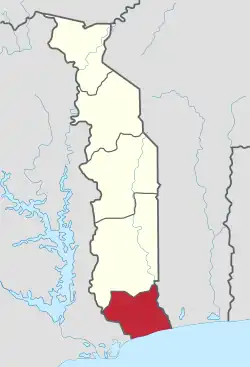 沿岸州の位置