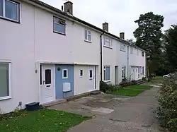 1950~54年に建設されたテラスハウス