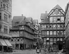 1909年以前に撮影されたハン・ミュンデンのマルクト広場