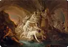 マーティン・ヨハン・シュミット（英語版）『ダナイデスの罰』1785年 スロベニア国立美術館所蔵