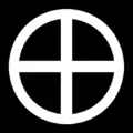 丸に十文字（轡）