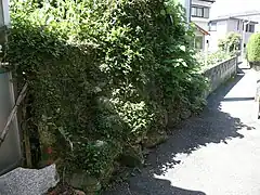 丸木館の石垣