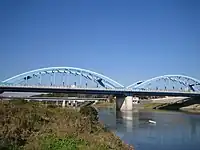 丸子橋（昭和初期までは橋がなく、「丸子の渡し」があった）