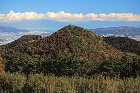 満観峰から望む丸子富士(2016年2月16日)