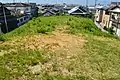 後円部から前方部を望む