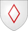マスクルArgent, a mascle Gules