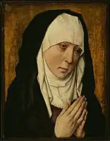 ディルク・ボウツによる悲しみの聖母」（マーテル・ドロローサ) 1470–75年