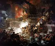 ナイルの海戦-フランス艦ロリアンの破壊(1825)