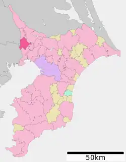 松戸市位置図