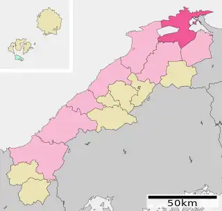 松江市位置図