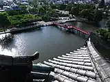 大天守から市街を見る(2008年(平成20年)8月)