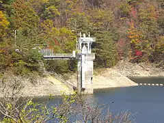 松尾川第一発電所取水口