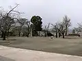 戌亥隅櫓台と石碑