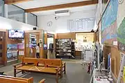 駅舎内(2023年1月)