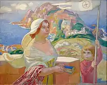 La Princesse dans la tour (1914)、モーリス・ドニ美術館