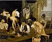 Im Schwimmbad, late 1870s, ダラス美術館