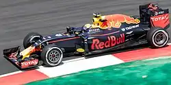 マックス・フェルスタッペンがドライブするRB12(2016年マレーシアGP)