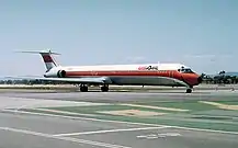 マクドネル・ダグラス MD-82（PSA塗装）