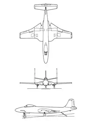 F2H-3 三面図