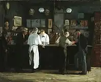 "McSorley's Bar" (1912)デトロイト美術館 蔵