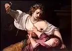 アルテミジア・ジェンティレスキ『メーデイア』（1620） 個人蔵