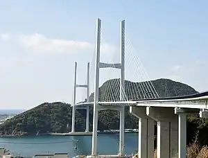 女神大橋(戸町側より)