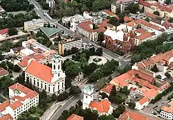 ベーケーシュチャバの市街風景