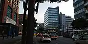 明治通り(呉服町交差点付近)