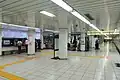 明治通り方面改札口（2018年5月）