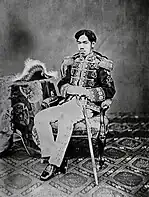 洋装した明治天皇(1873年)