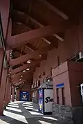 1塁側内野席下部の見上