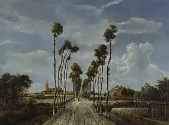 メインデルト・ホッベマ、ミッデルハルニスの並木道(1689年)