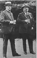 マイスナーとエーベルト、1922年