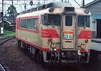 名古屋鉄道 キハ8000系 アルペン特急 立山行（1982年、寺田駅）