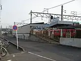 下り方面(改札設置前)