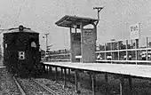 営業再開した町方駅（1959年）