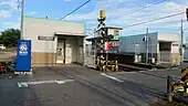新可児方面駅舎